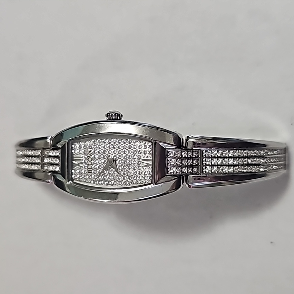 Bulova Crystal Bangle Watch